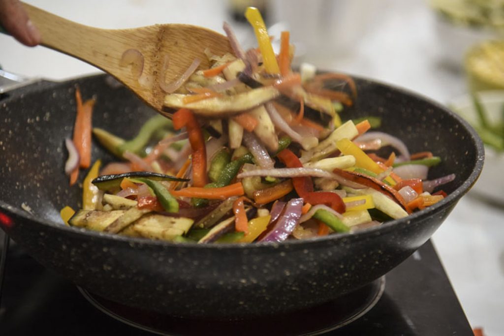 Arriba 67+ imagen receta wok verduras thai