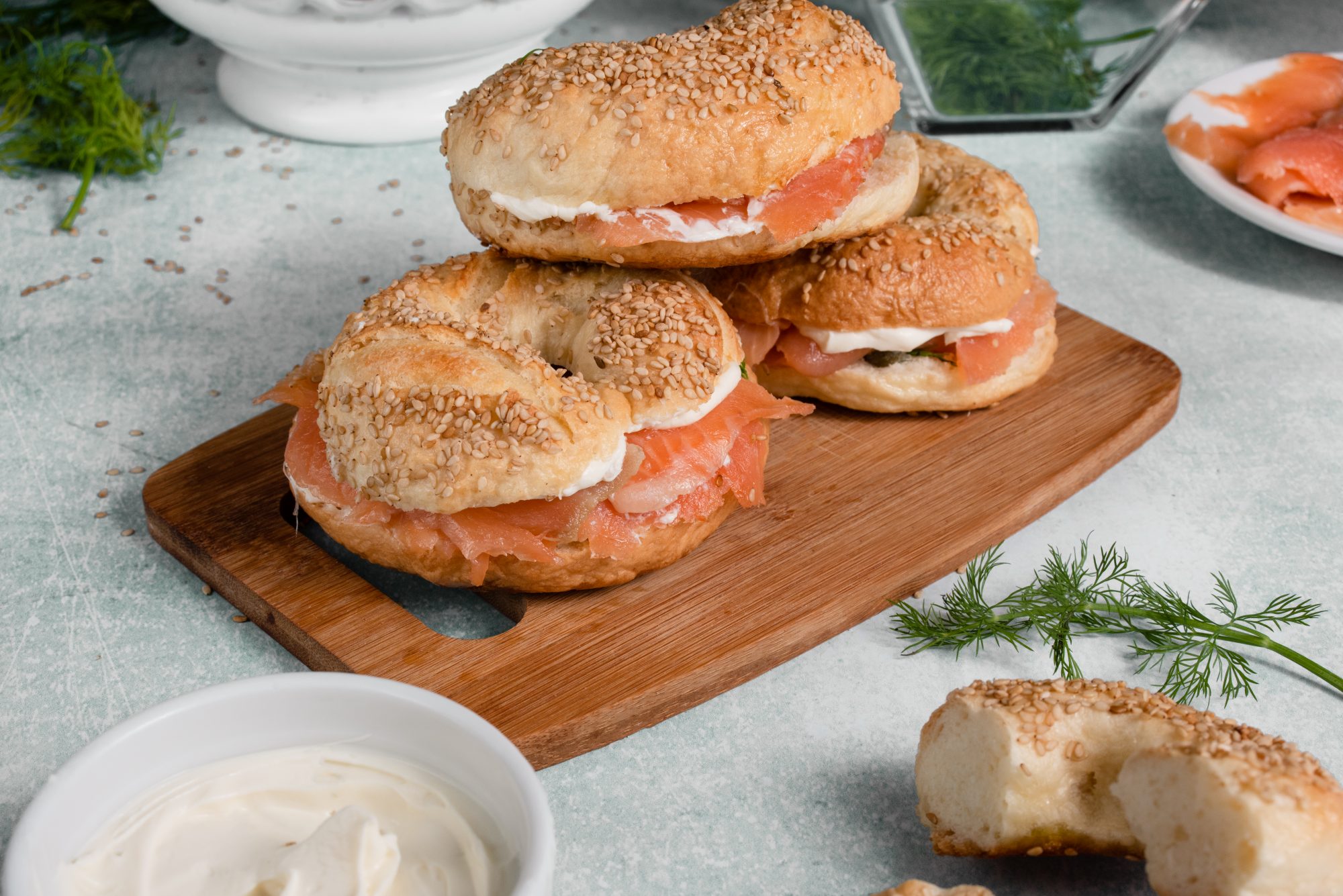 ¿Cómo preparar Bagels? Jumbo A la Carta